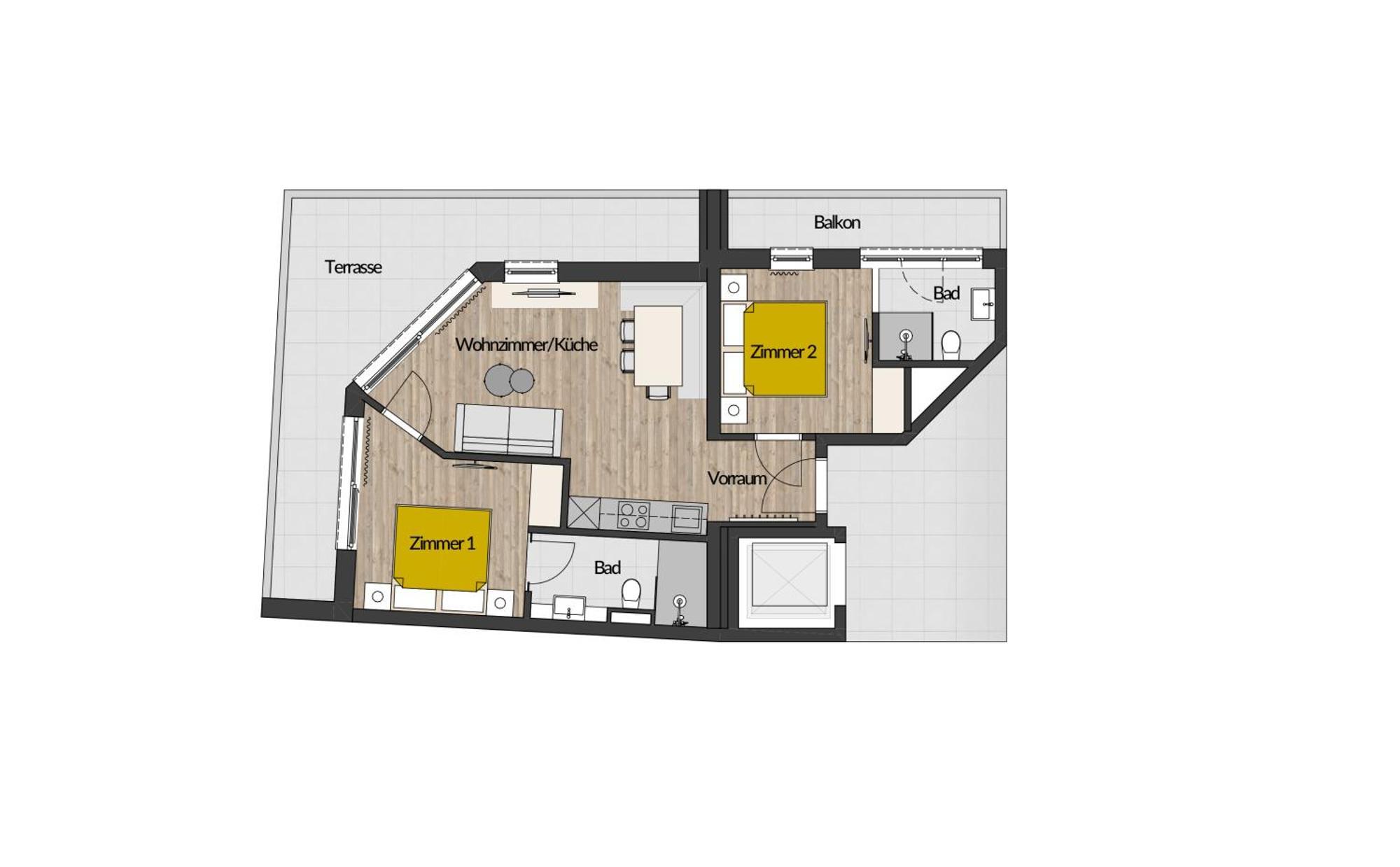 Myalps Oetztal Inklusive Wellness Daire Umhausen Oda fotoğraf